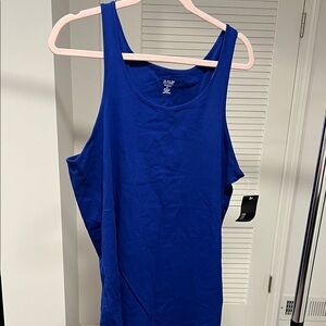 a.n.a Royal Blue Tank Top